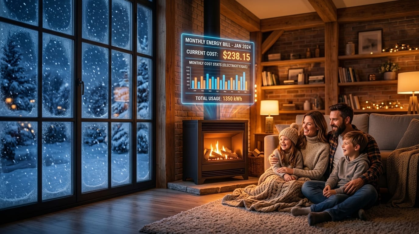 Average Heating Cost Per Month in USA